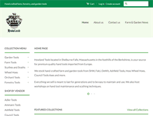 Tablet Screenshot of howlandtools.com